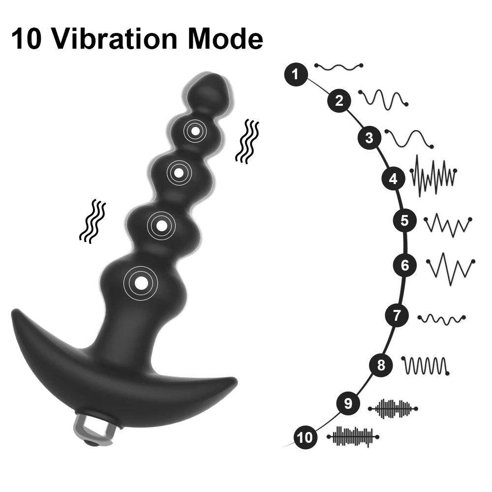 Vibromasseur anal en silicone souple pour hommes et femmes, masseur de prostate, gros plug anal, bon