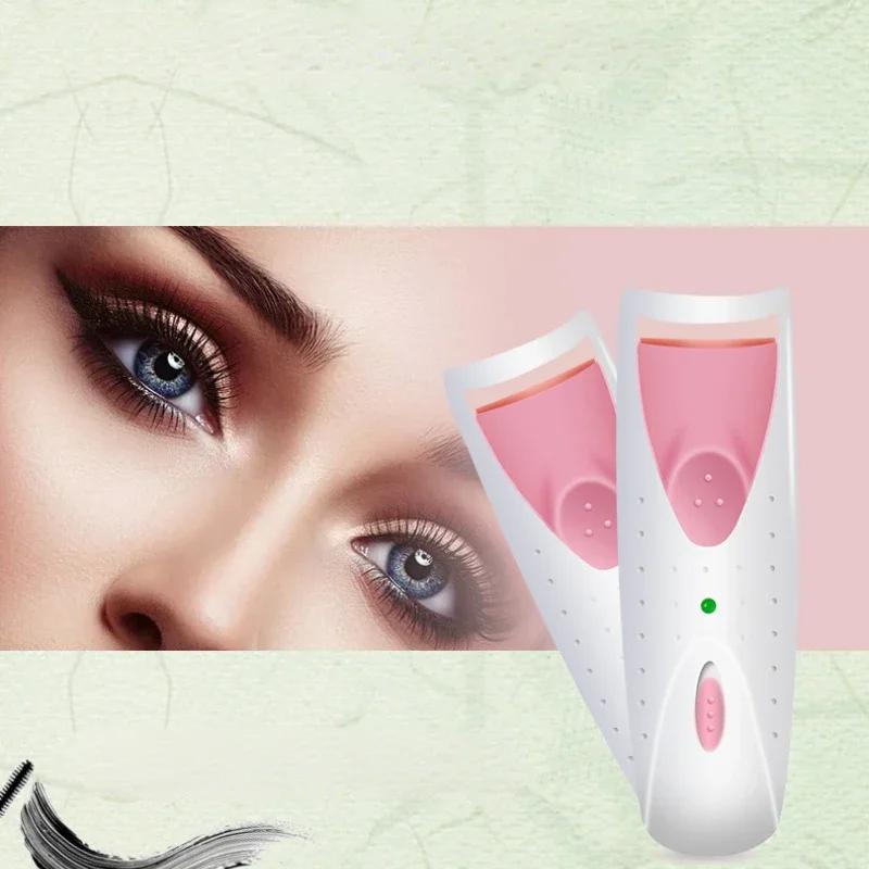 Recourbe-cils chauffant électrique pour femmes, maquillage longue durée, permanente, Clip, outil aut