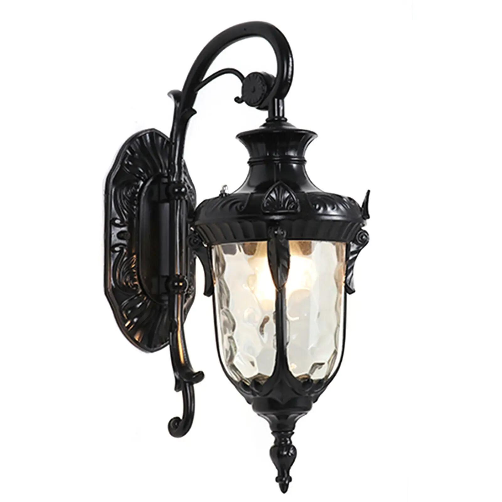 LOYALHEARTD-Applique Murale Imperméable Noire, Luminaire d'Extérieur, Idéal pour un Jardin ou une Vé
