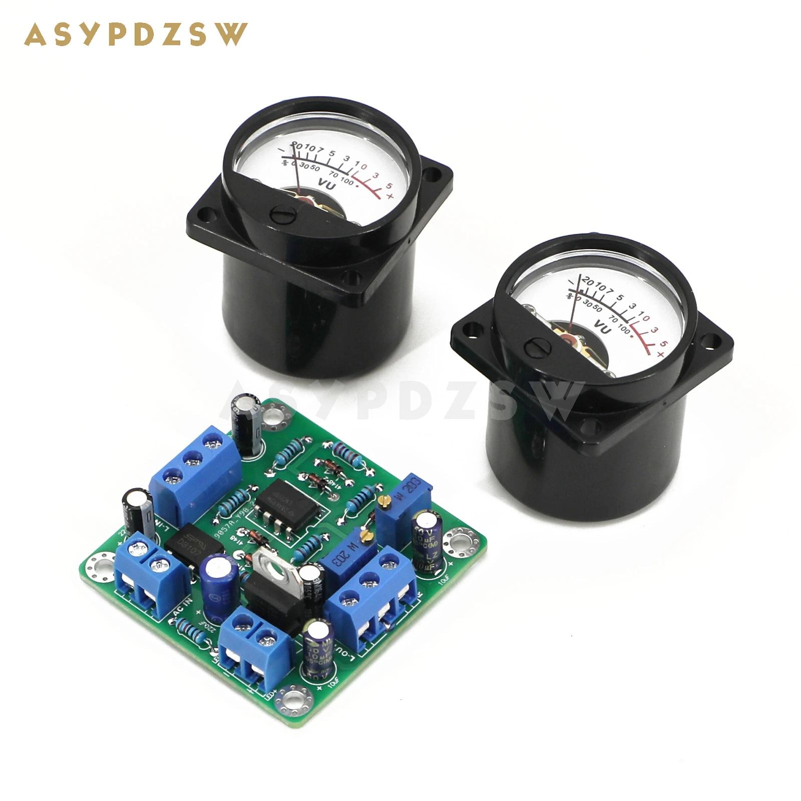 ASYPDZSW-Pilote de compteur audio VU niveau LM358 VU358, kit de bricolage, carte finie + 2 pièces av