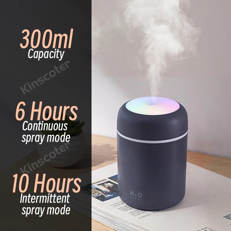 Humidificateur d'air H2O Portable, Mini diffuseur d'arôme USB avec brume fraîche pour chambre à couc