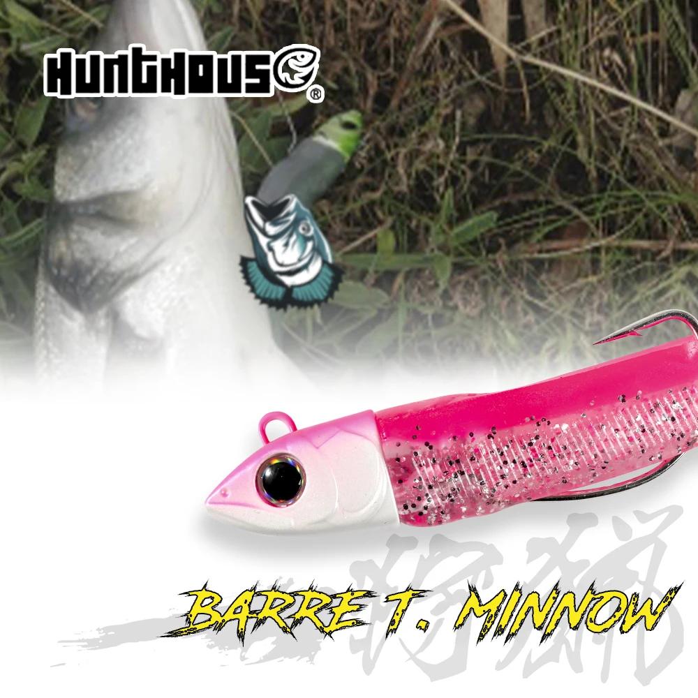 Hunthouse Barre de pêche T. Leurre méné 7g/12g/25g/40g/60g/90g/120g tête de JIgging appât en Silicon