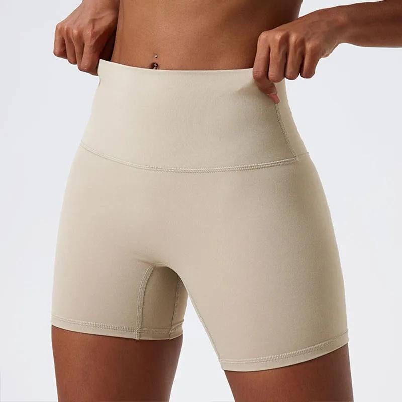 Vêtements de yoga en tissu super doux pour l'été, shorts de sport push-up pour femmes, leggings de s