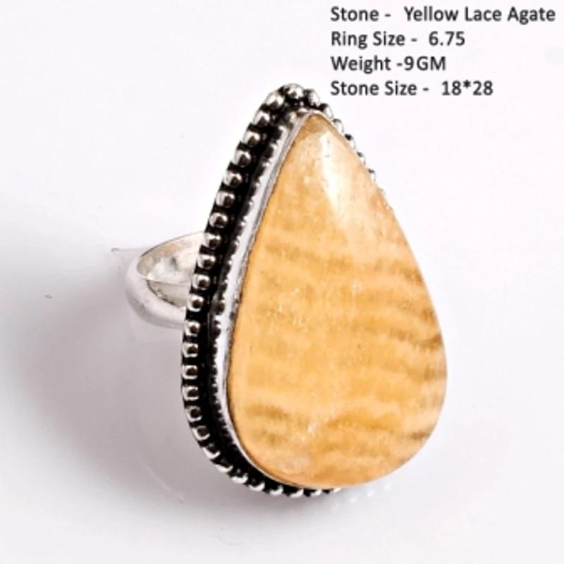 Bague en Amazonite, Turquoise, Agate, Charoïte, Labradorite, Ambre, Citrine, Topaze Bleue, Améthyste