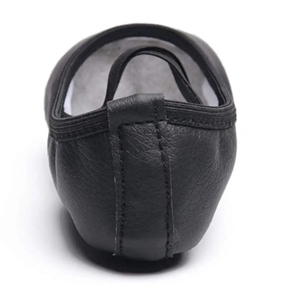 Chaussures de ballet souples en cuir PU pour femmes et enfants, chaussures de danse durables, chauss
