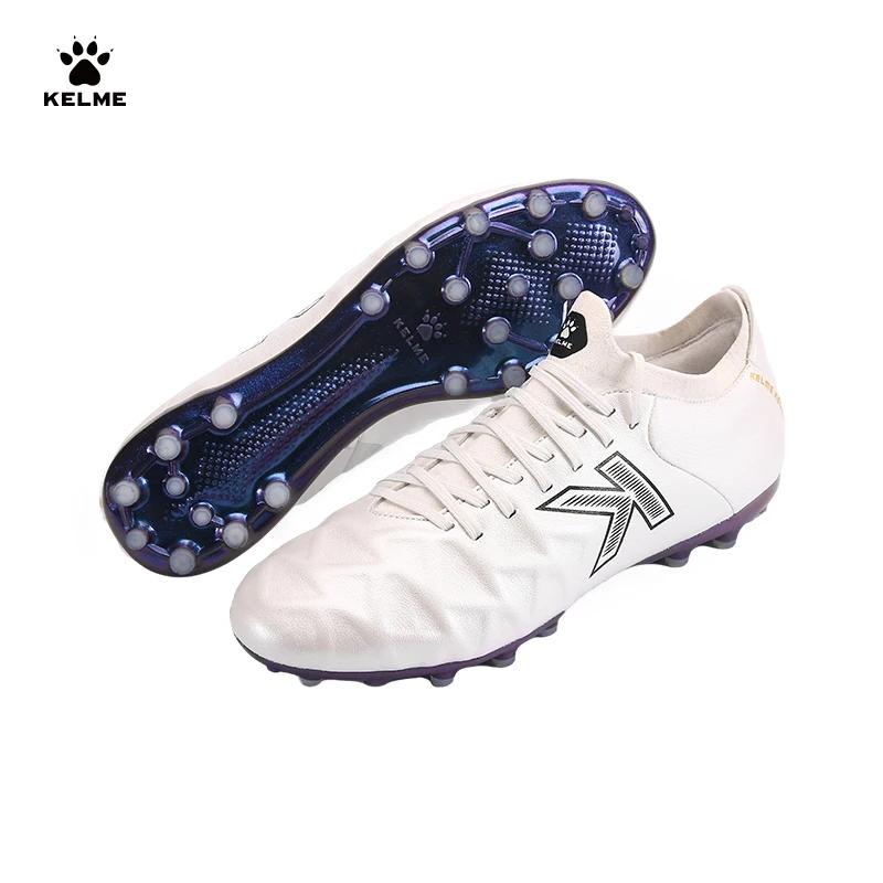 KELME Football MG chaussures crampons en peau de veau Match gazon artificiel antidérapant amorti for