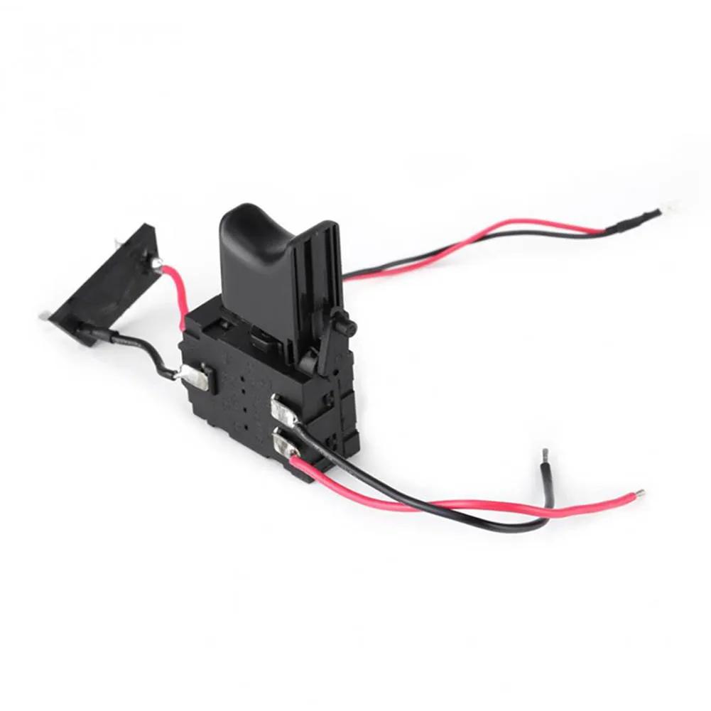 Interrupteur de perceuse électrique DC7.2-24V, bouton de contrôle de vitesse pour perceuse sans fil 