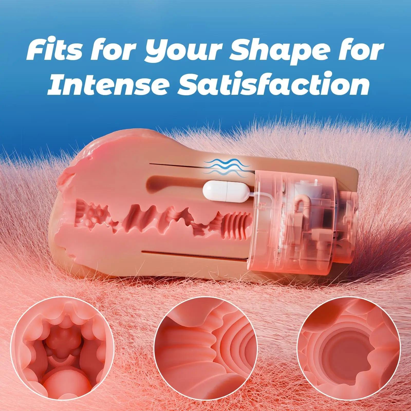 GENSIcalculator-Vibromasseur automatique pour hommes, chatte de poche, vagin Él, fellation, machine 