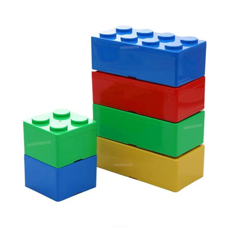 Boîte de rangement de blocs de construction, boîte de maquillage de bureau, boîte de cosmétiques, ga