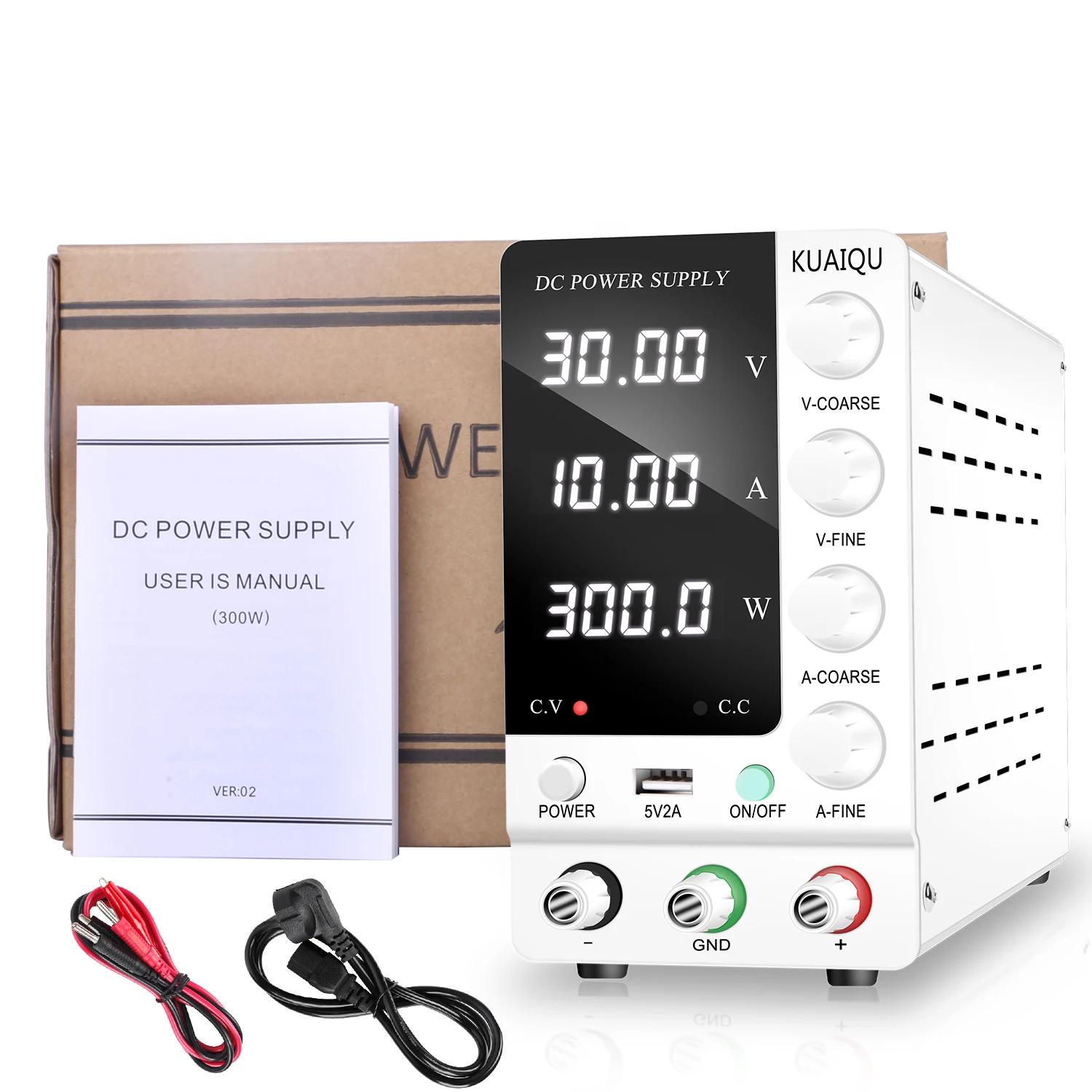 KUAIQU SPS-C3010 alimentation cc réglable 30V 10A 6A régulateur de tension marche/arrêt courant prér