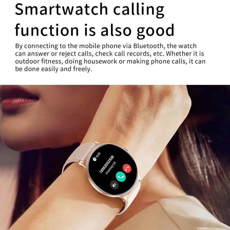 Montre connectée Ultra-mince et Durable pour femmes, écran Amoled de 1.43 pouces, appel sans fil, sp