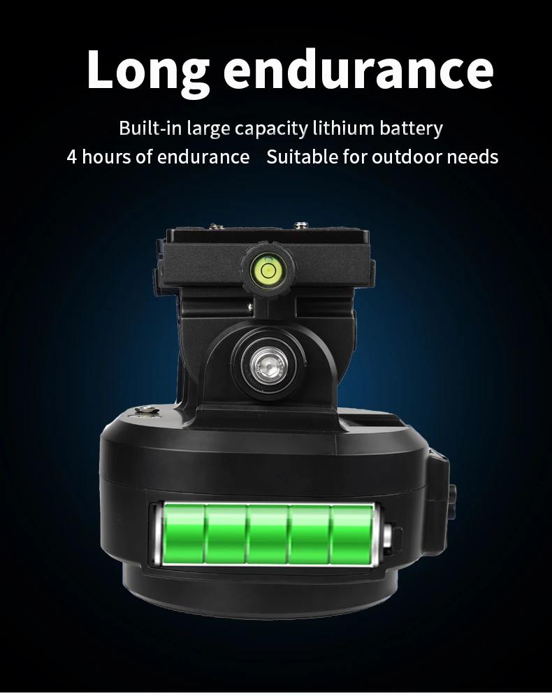 Zifon YT-2000 caméra panoramique électrique panoramique inclinaison visage suivi 2KG portant caméra 
