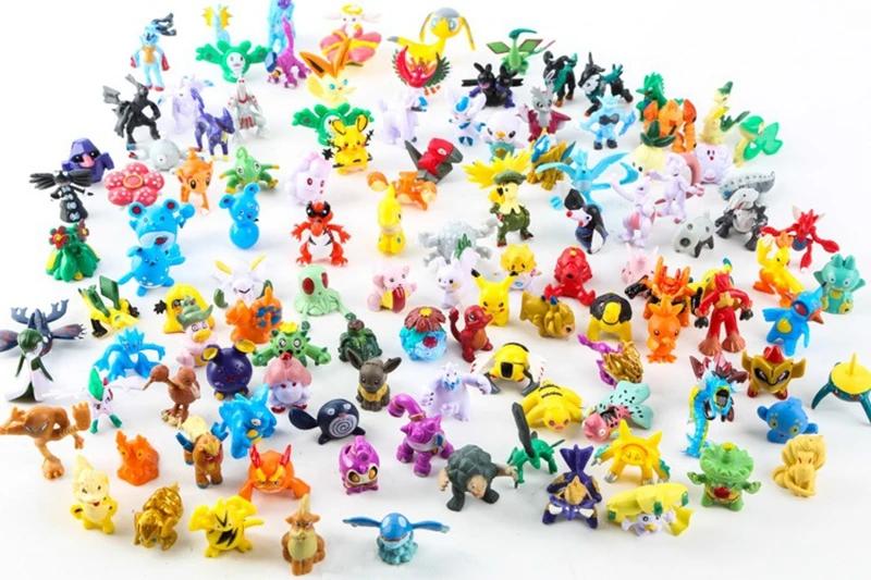 Mini figurines Pokemon Pikachu, 24 pièces, Charizard Charmander écureuil Venusaur, Collection en PVC