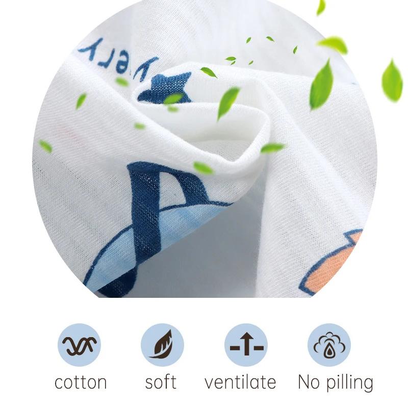 Ensemble de pyjama à manches courtes pour enfants, vêtements de nuit doux et respirants, dessin anim