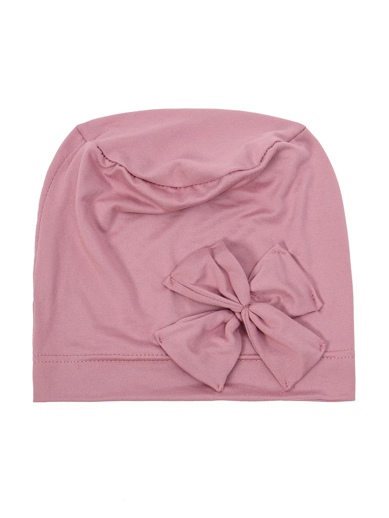 Nouveau femmes musulmanes intérieur Hijab chapeau nœud papillon Turban indien Bonnet foulard bonnets