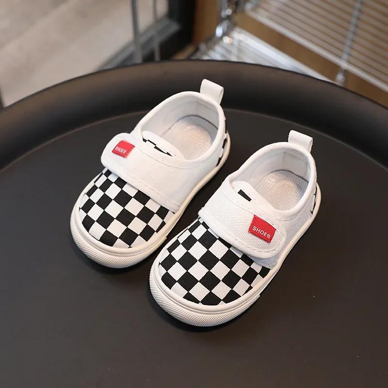 Children Canvas Shoe 2025Spring Summer New Children Sneakers Boy Girl Cloth Shoes Kid Shoes Baby Kin