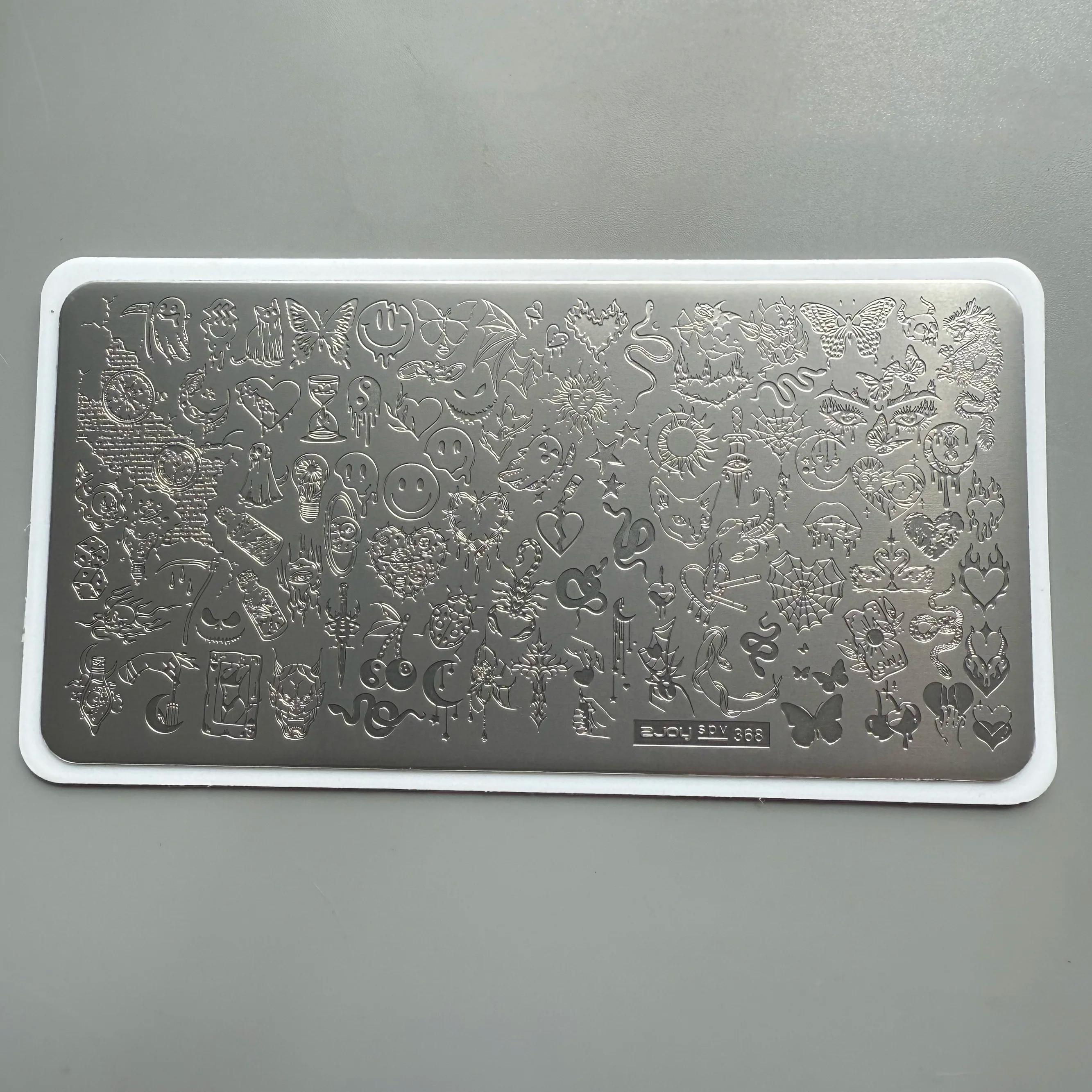 XMQ NAIL ART STAMPING PLATES TEMPLATE DE LONNE
