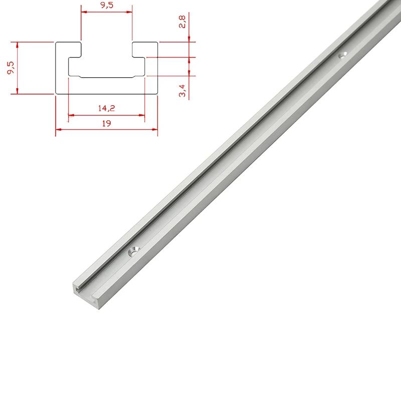 19/30/45/75Type alliage d'aluminium t-bande fente onglet piste gabarit mitre barre curseur Table sci