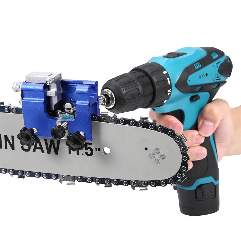 Affûteur de tronçonneuse pour le travail du bois, outils abrasifs, adapté à la plupart des vues à ch