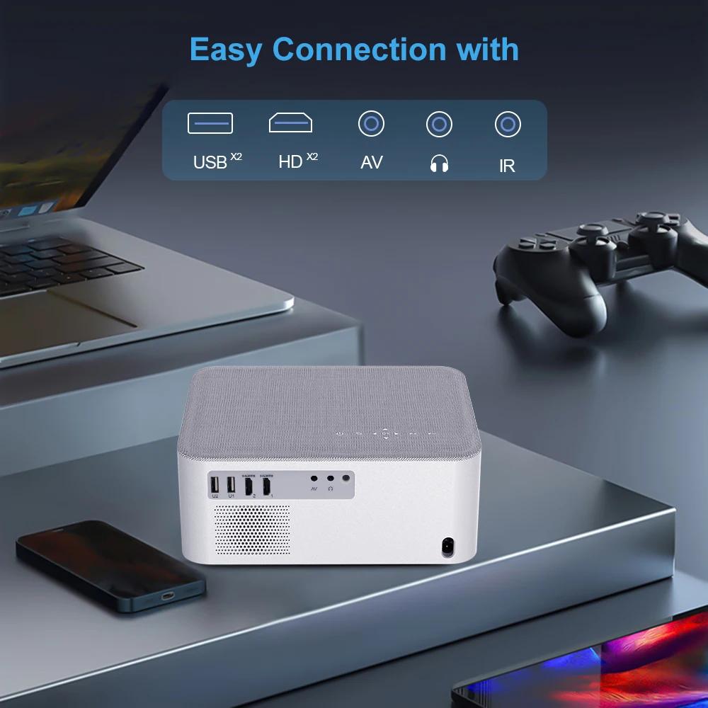 Mini projecteur portable ThundeaL TD92 Pro FHD 1080P Full HD Beam 4K Vidéo WiFi Projecteur Android T