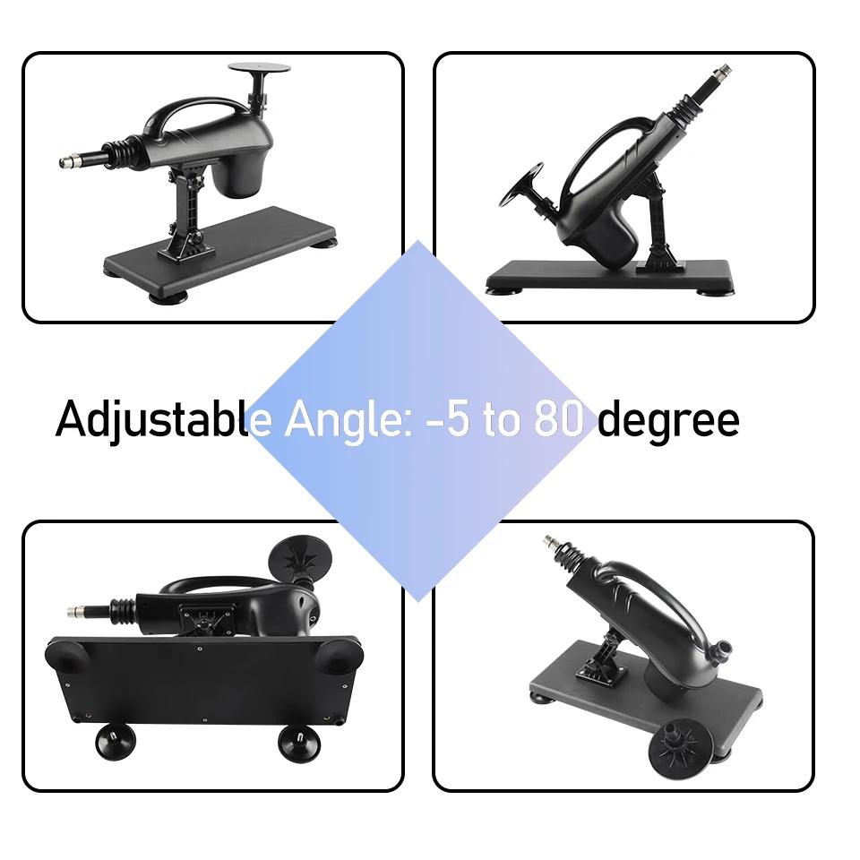 Machine Sexuelle Filaire/Sans Fil pour Homme et Femme, Gode Vibrateur Réglable, avec Pompage, Jouets