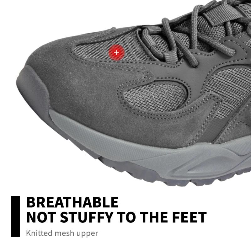 Baasploa hommes espadrilles décontractées nouvelle mode chaussures de marche maille respirant hommes