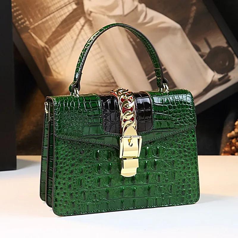 Sacs à main en cuir véritable pour femmes, marque de mode de luxe, sac à bandoulière initié, petit c