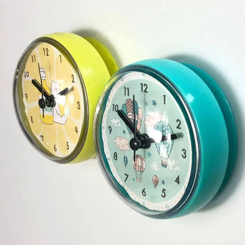 Mini ventouse horloge murale salle de bain Anti-buée étanche 7cm cuisine toilette salon étanche peti