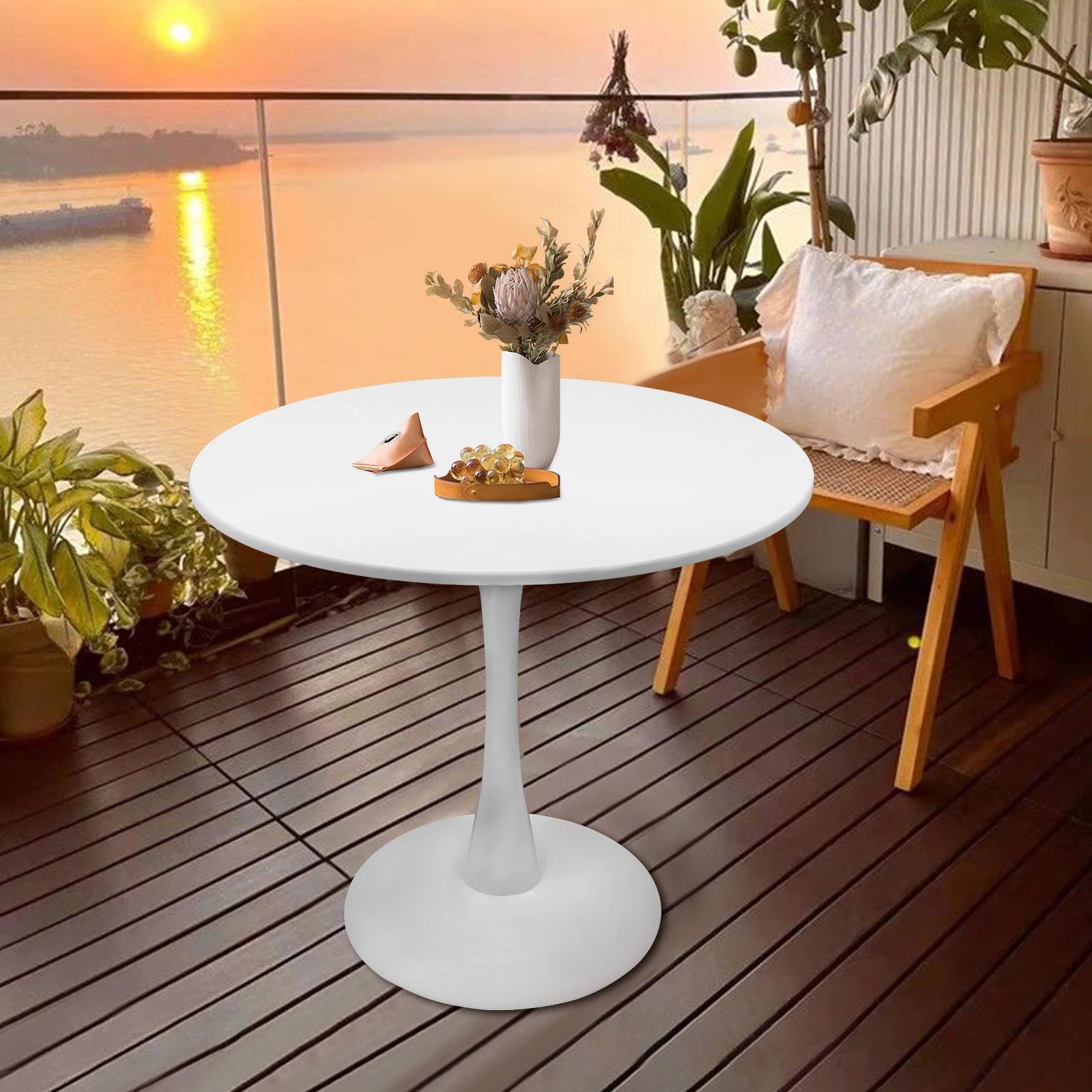 "Table Basse Blanche et Moderne Décontractée, Décoration de Salon pour la Maison"