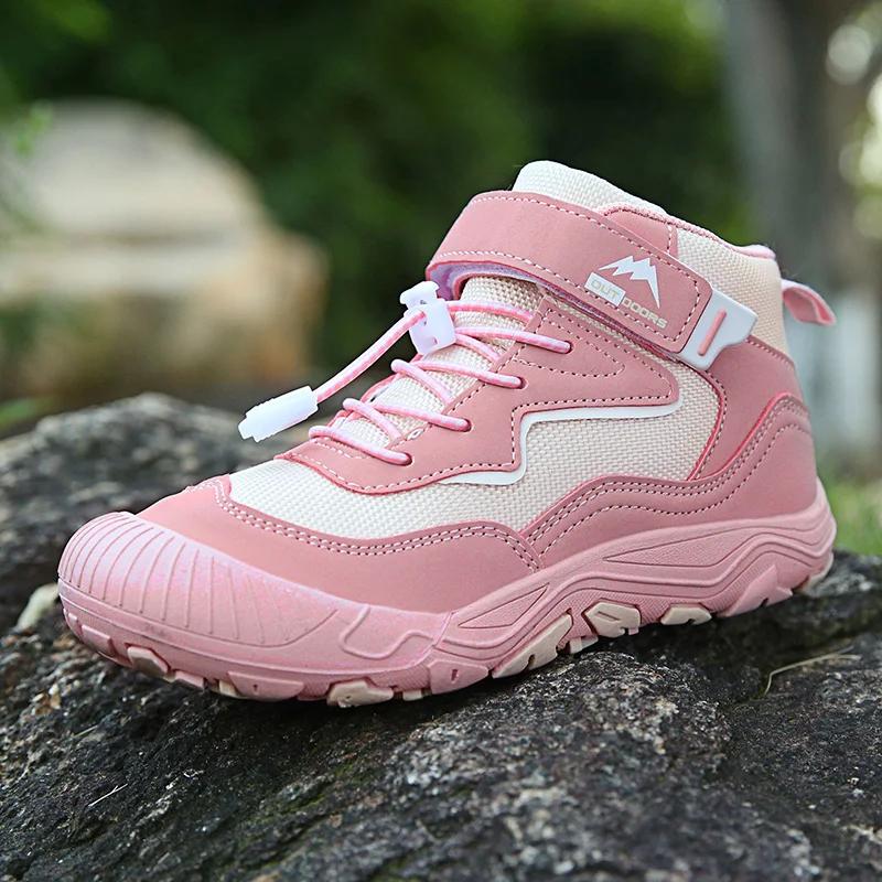 Bottes de randonnée pour enfants, chaussures de randonnée Anti-Collision et antidérapantes pour garç
