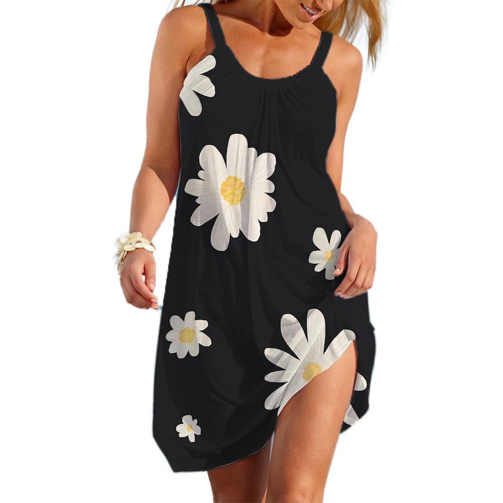 Robe à enfiler de Style ethnique pour femmes, jupe de plage bohème, vêtements d'été décontractés, vê
