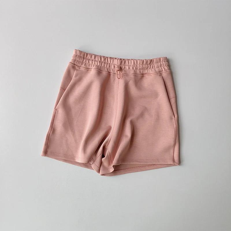 Short de sport taille haute modal pour femme - Séchage rapide course fitness yoga décontracté