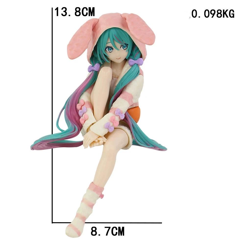 Figurine d'anime robe de mariée figurines d'action Kawaii maillot de bain Vocaloid PVC modèle à coll