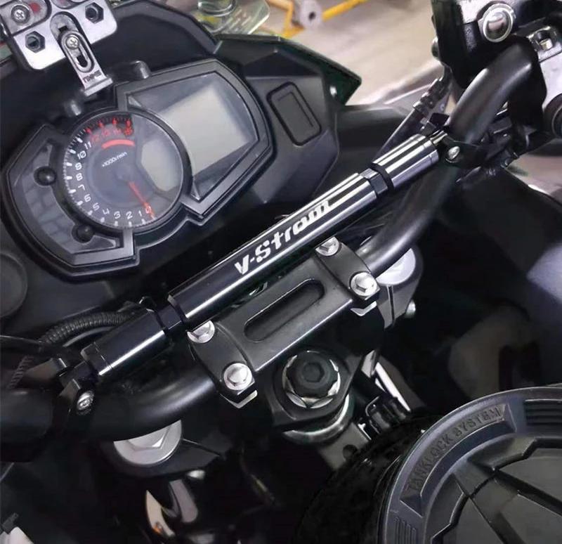 Pour V-STROM 650 DL650 DL250 DL1000 V-STROM guidon de moto poignées d'équilibre réglables poignée ba