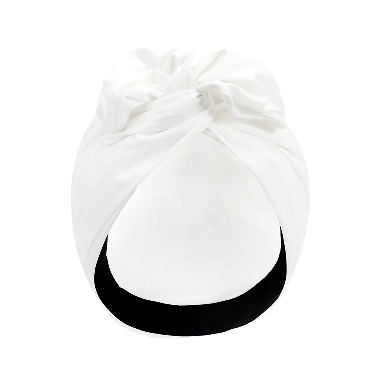 Chapeau turban vintage français pour femme, bandeau de sauna bandana pour femme, couvre-cheveux pour