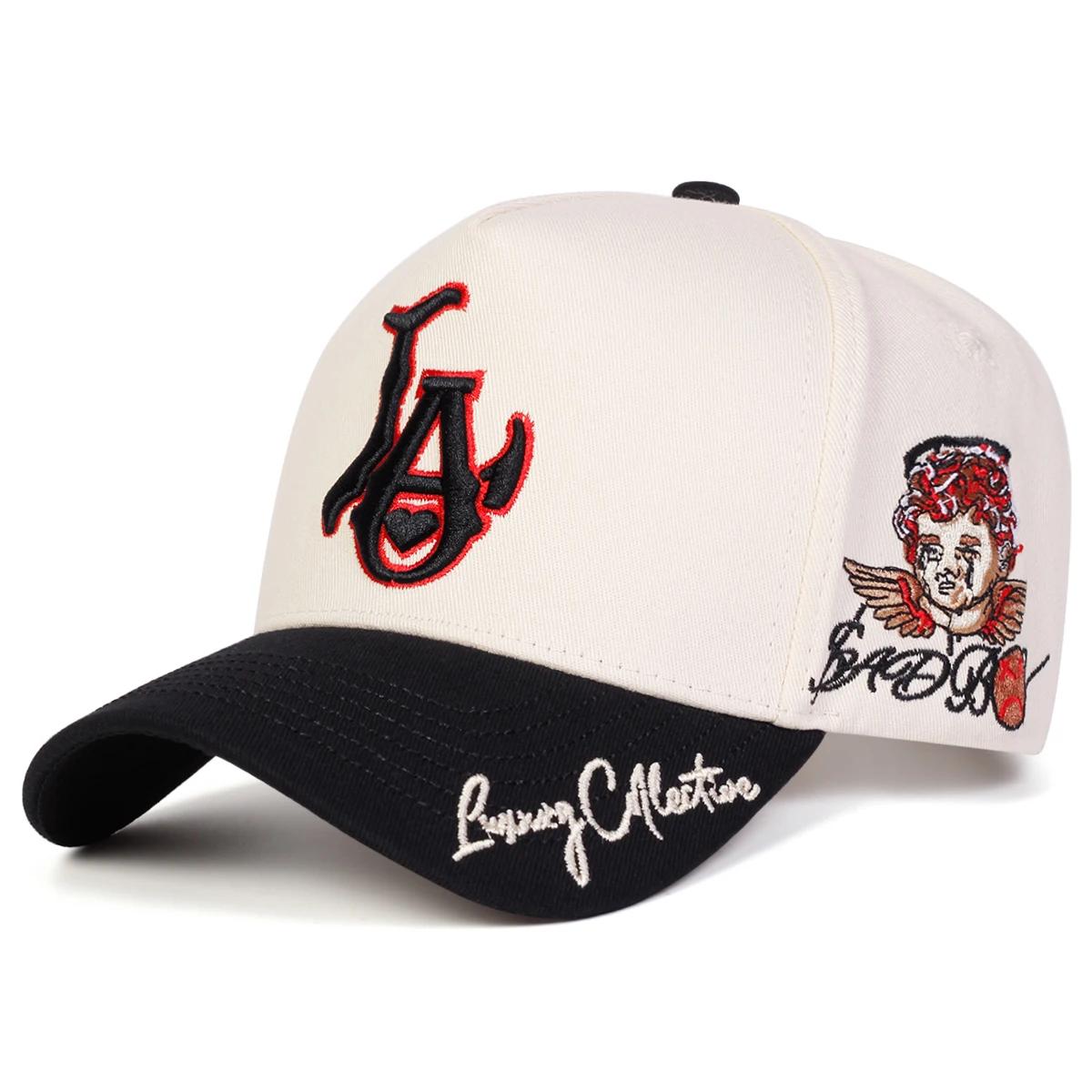 Casquette de Baseball unisexe avec broderie LA Love, chapeaux décontractés réglables pour l'extérieu