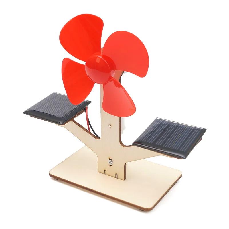 Technologie de production d'énergie de ventilateur solaire, matériaux de bricolage, jouets scientifi
