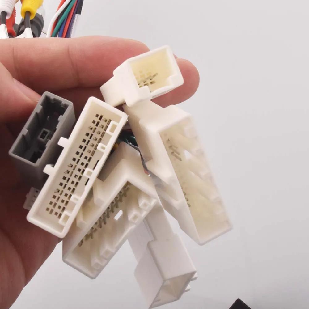 Adaptateur de câble de faisceau de câblage stéréo d'autoradio Android 16 broches pour Nissan Murano 