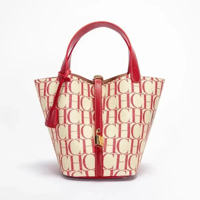 CH – sac à main de voyage de grande capacité pour femmes, marque de luxe, Texture de mode, lettre im