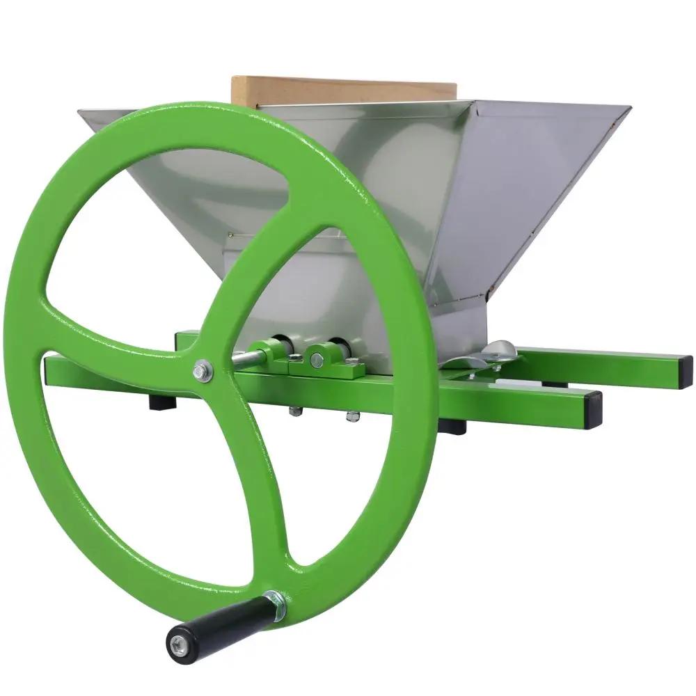 Broyeur manuel Ju479 de 7L, broyeur de fruits portable avec roue, en acier inoxydable, pour le vin e