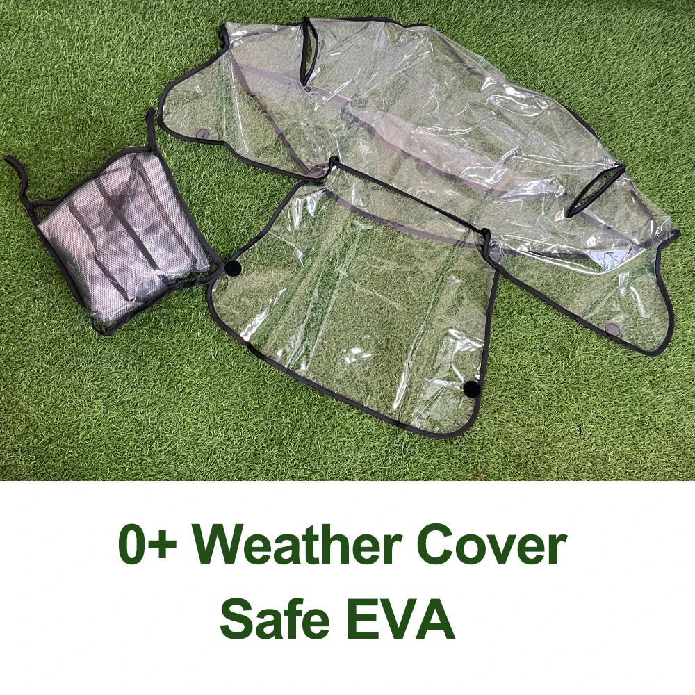 KID COLU ®   Accessoires de poussette pour bébé, housse de pluie, housse EVA étanche, Compatible ave
