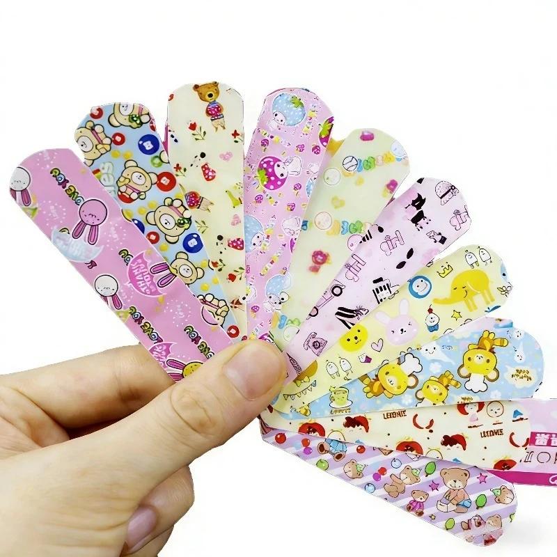 100 pcs/pack Kawaii pansement étanche Curitas dessin animé plaie plâtre pour enfants peau pansement 