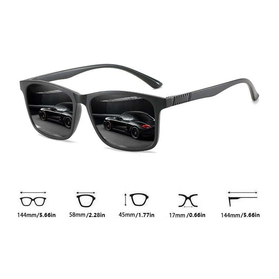 6 Paires de Lunettes de Soleil Carrées Vintage à Carreaux Tendance pour Hommes et Femmes, Idéales po