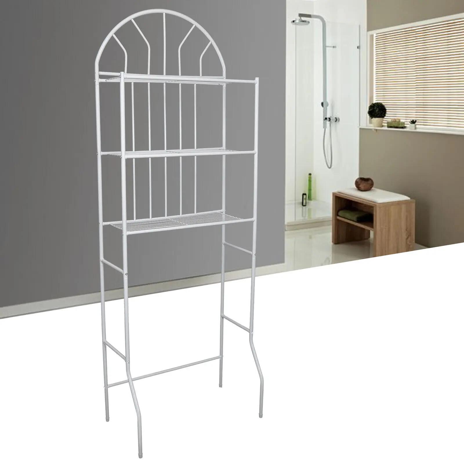 Meuble de rangement au-dessus des toilettes T1, étagère à 3 niveaux, économiseur d'espace