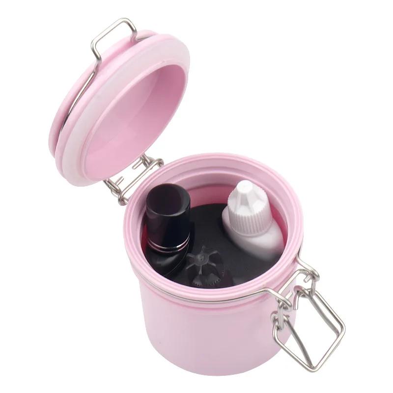 Réservoir de stockage de colle à cils, conteneur individuel pour Extension de cils, support adhésif,