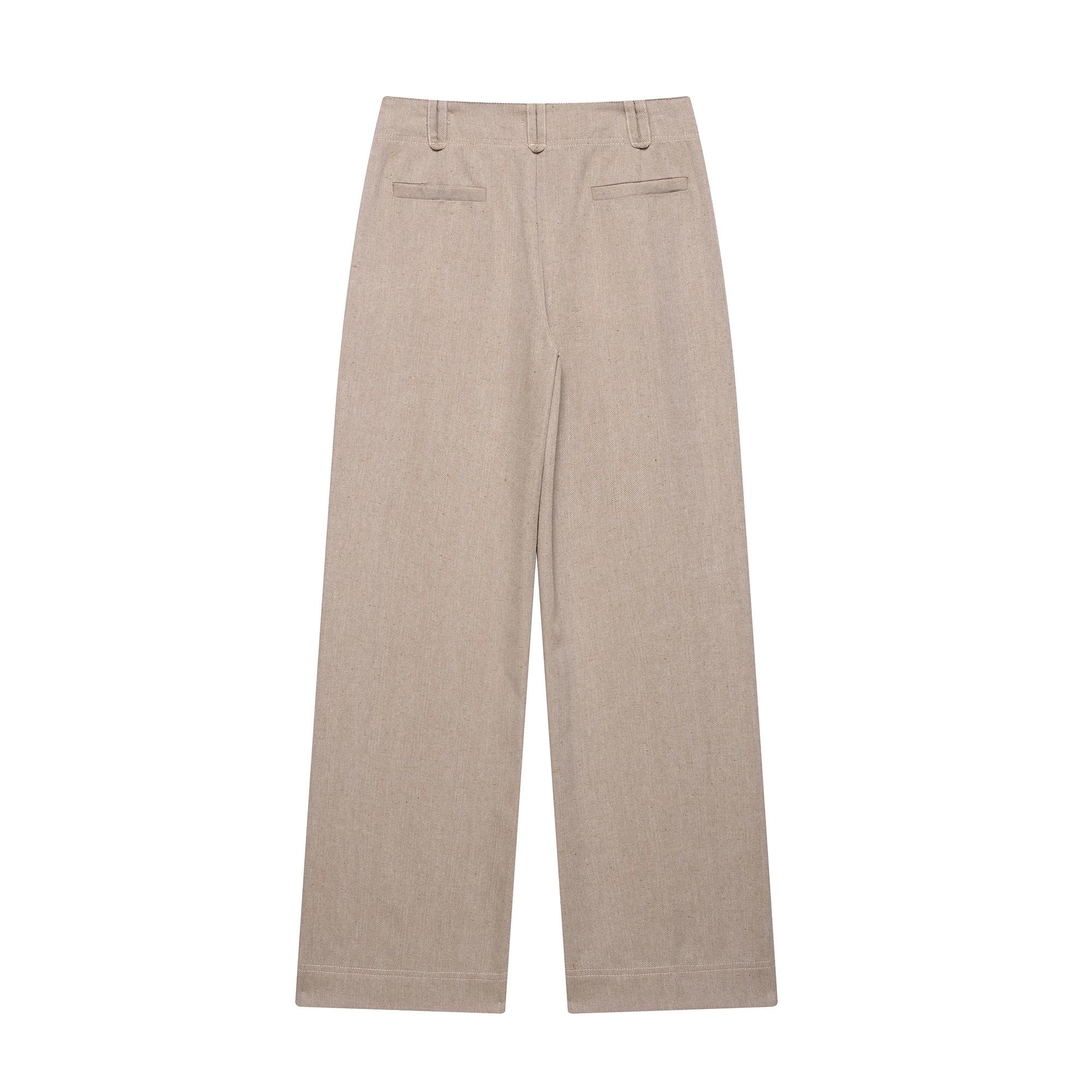 Ensemble pantalon décontracté pour femmes, fermeture éclair à revers, haut court, pantalon droit, co