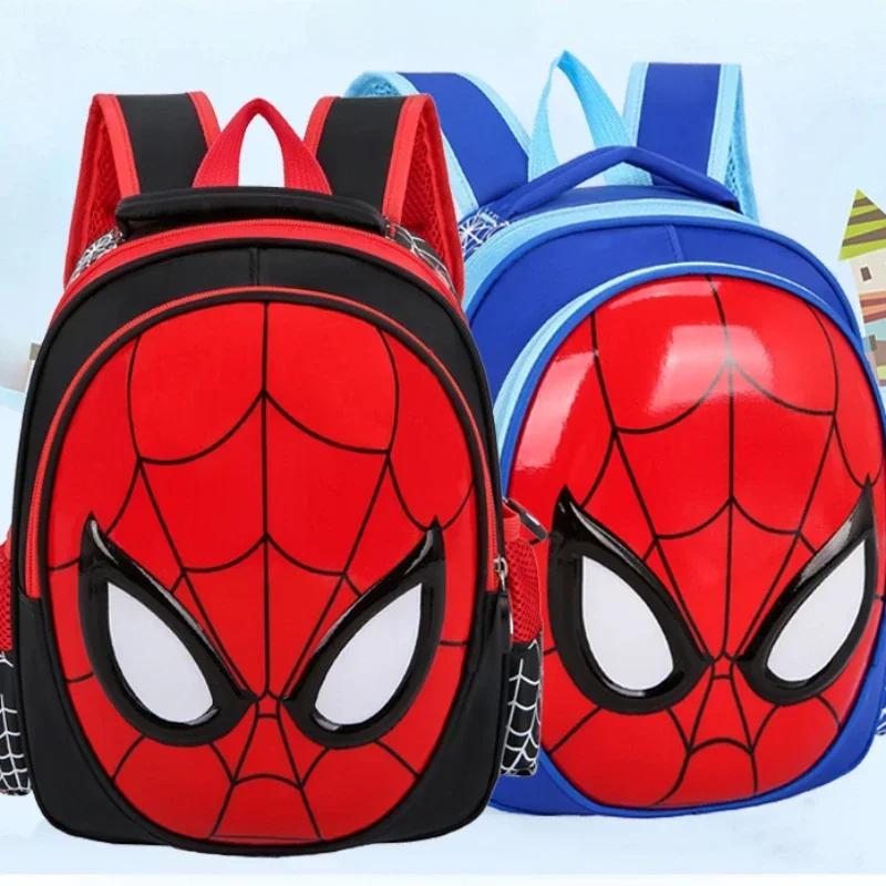 Sacs à dos Spiderman Kawaii, sacs d'école pour étudiants, super-héros, dessin animé 3D stéréo, sac à