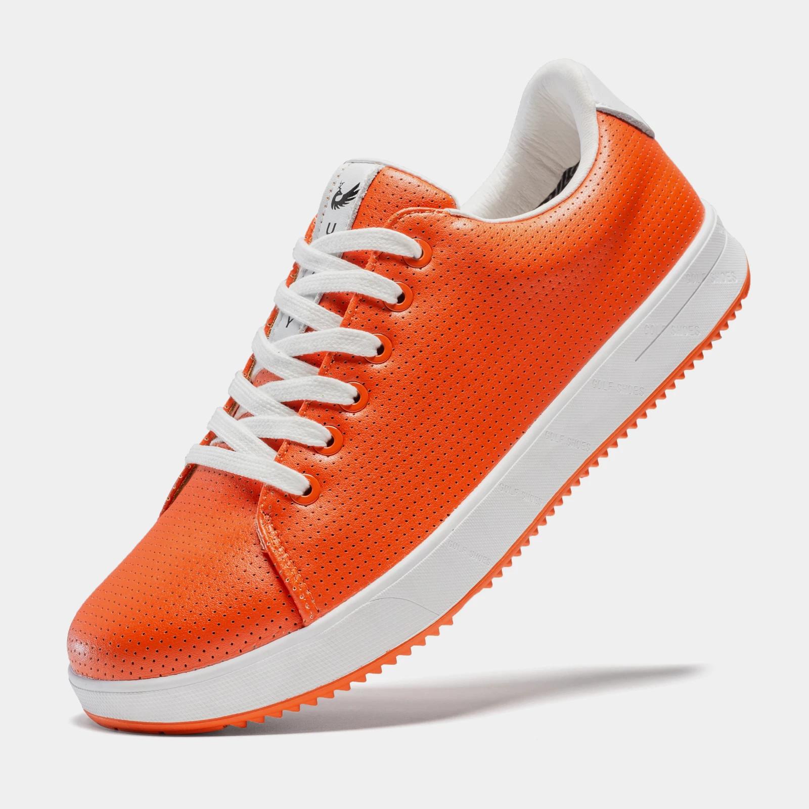 Chaussures de golf professionnelles pour hommes, en cuir, antidérapantes, chaussures de sport d'exté