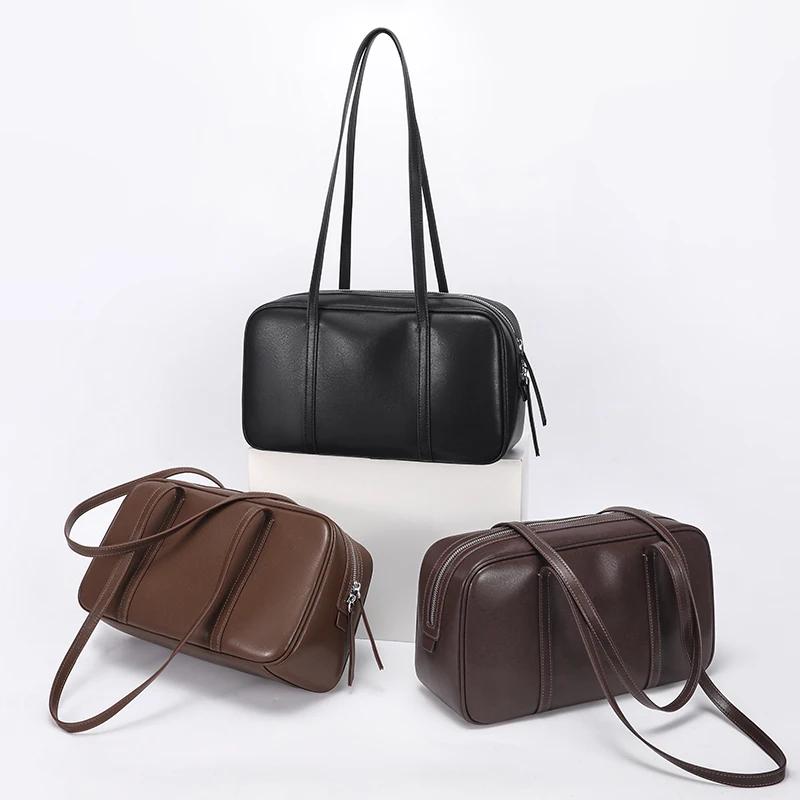 Sacs à bandoulière en cuir véritable de vache pour femmes, sacs à main de luxe de styliste de mode p