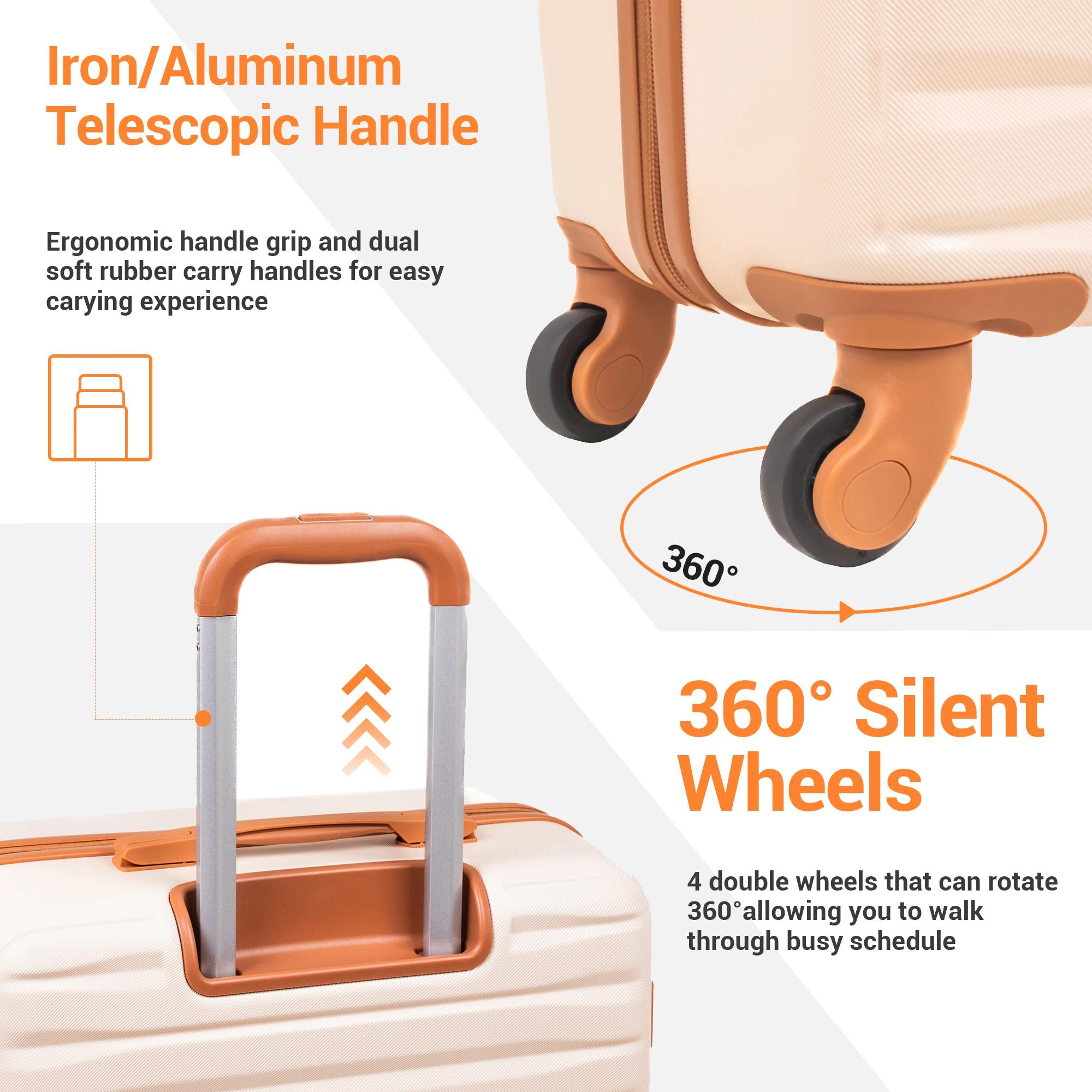 Ensembles de bagages valises 3 pièces avec roue à Double roue rotative, ensemble de valises bagage r